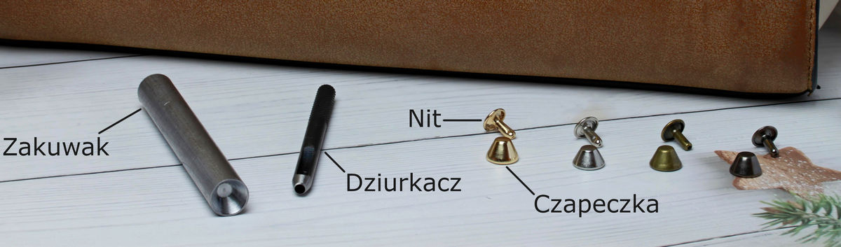 Zagławiacz do nitów ozdobnych